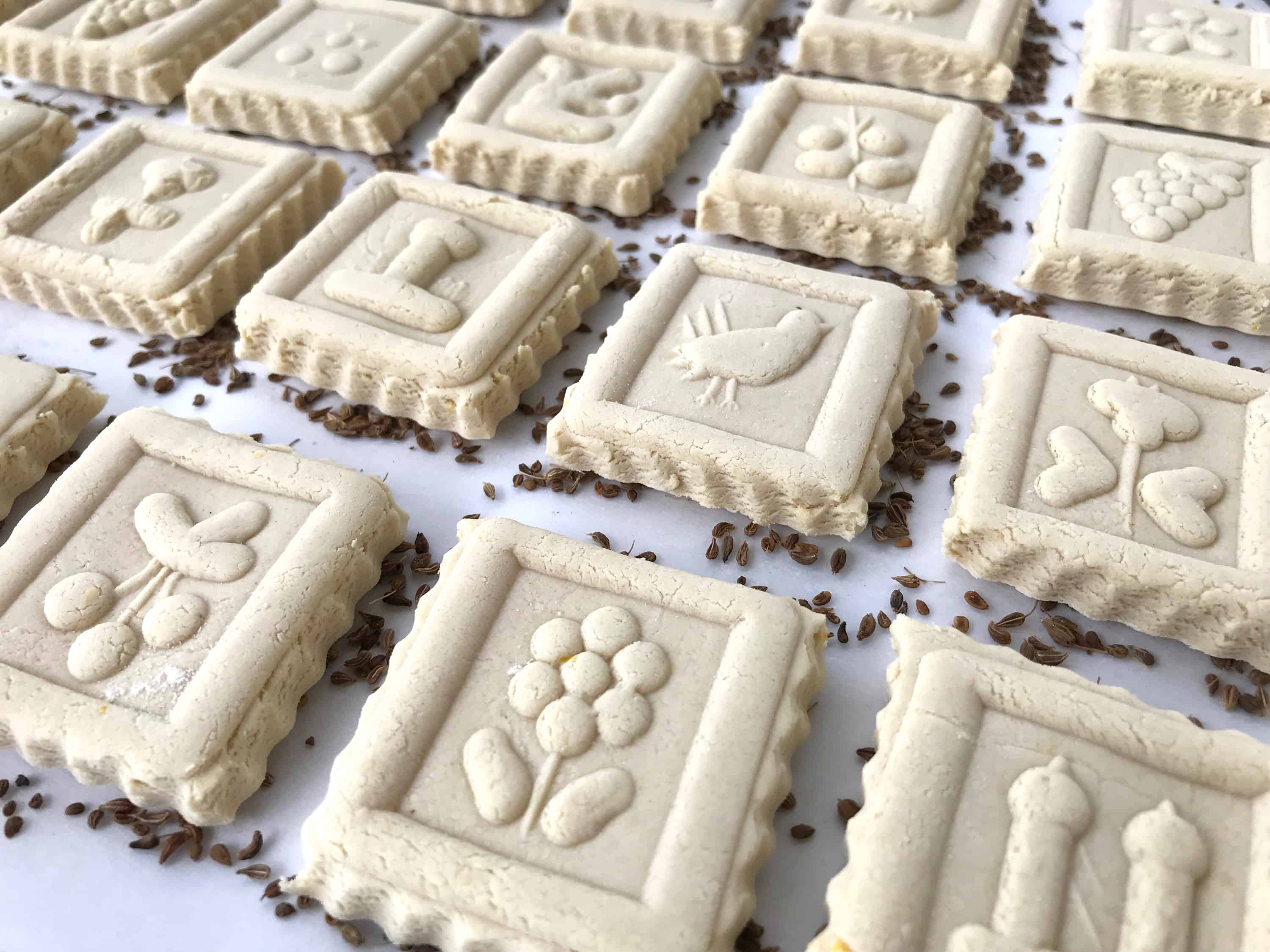 European Christmas Cookies - Speculaas, Springerle, & Shortbread Springerle  - Sincerely, Marie Designs