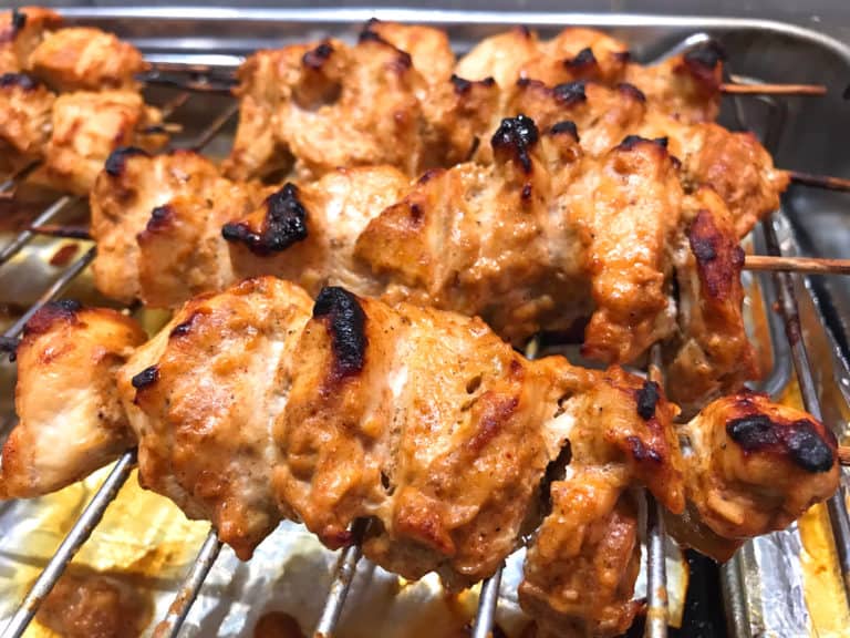 grilling chicken for chicken tikka masala