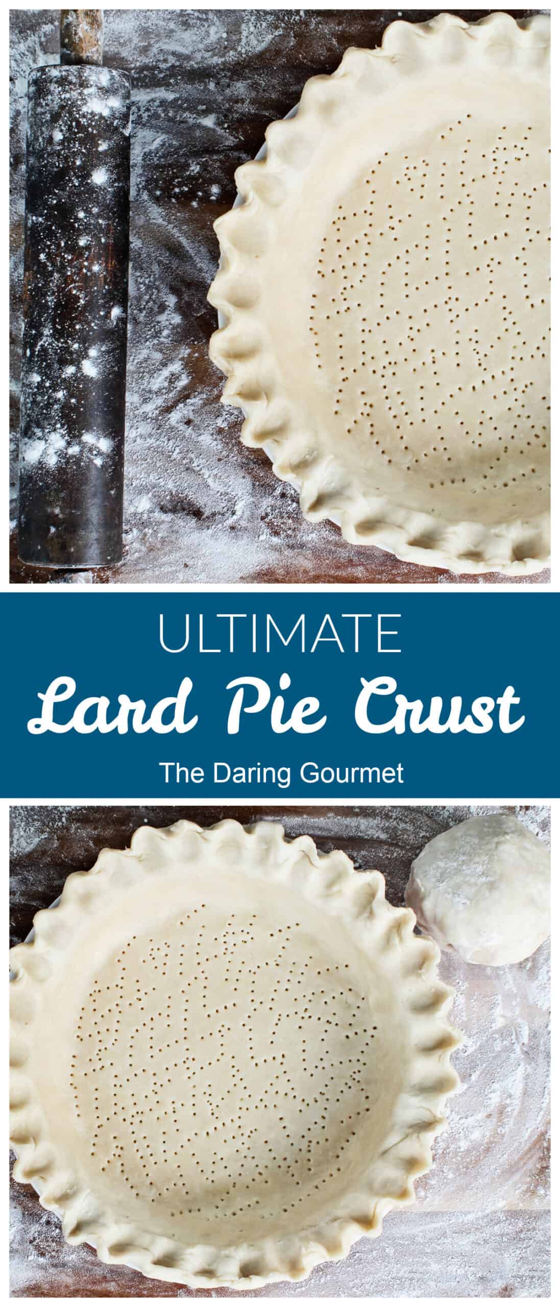lard pie crust recipe best homemade shortcrust pastry butter 