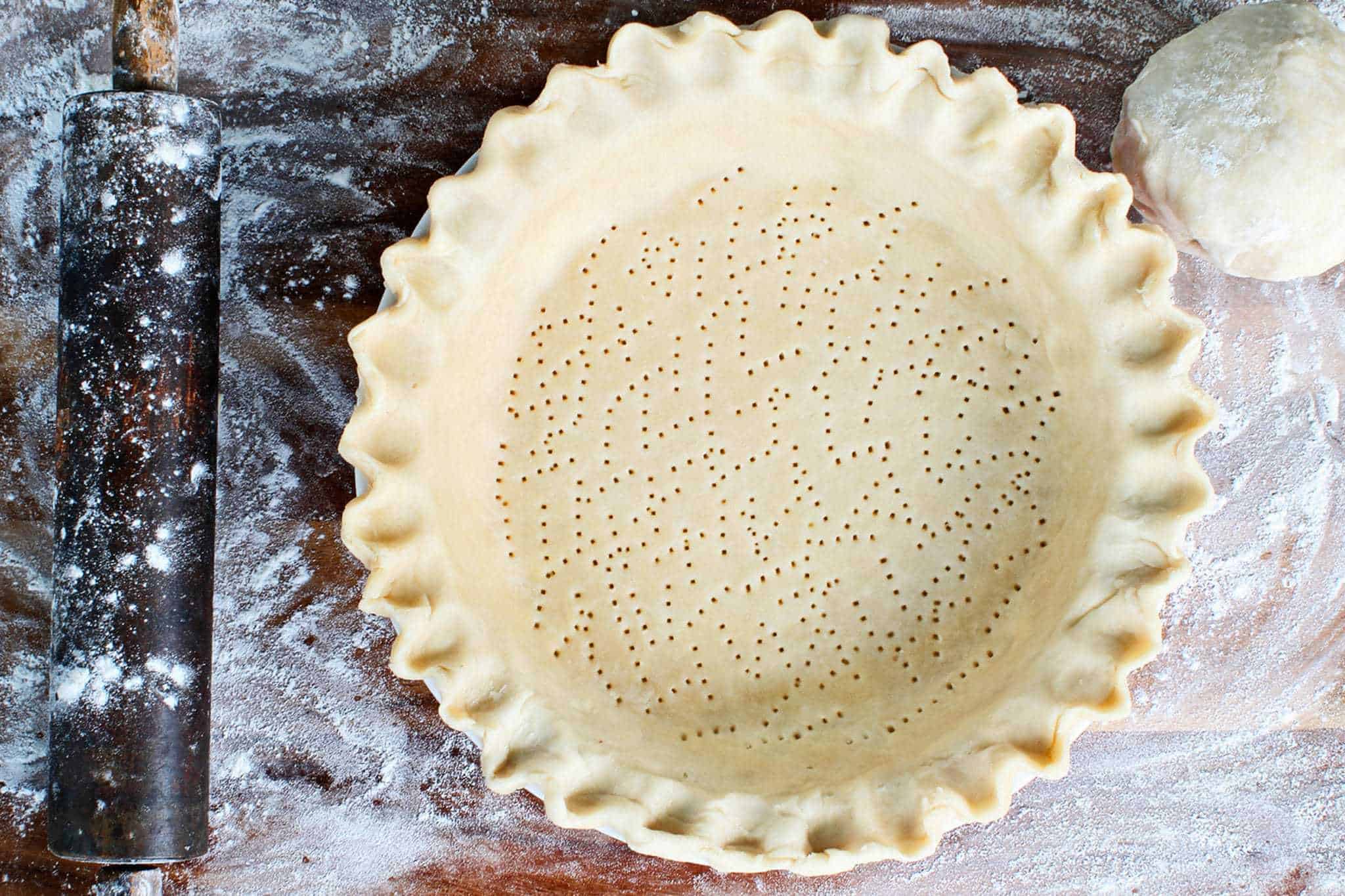 Lard Pie Crust (Ultra flaky and flavorful!) - Pinch and Swirl