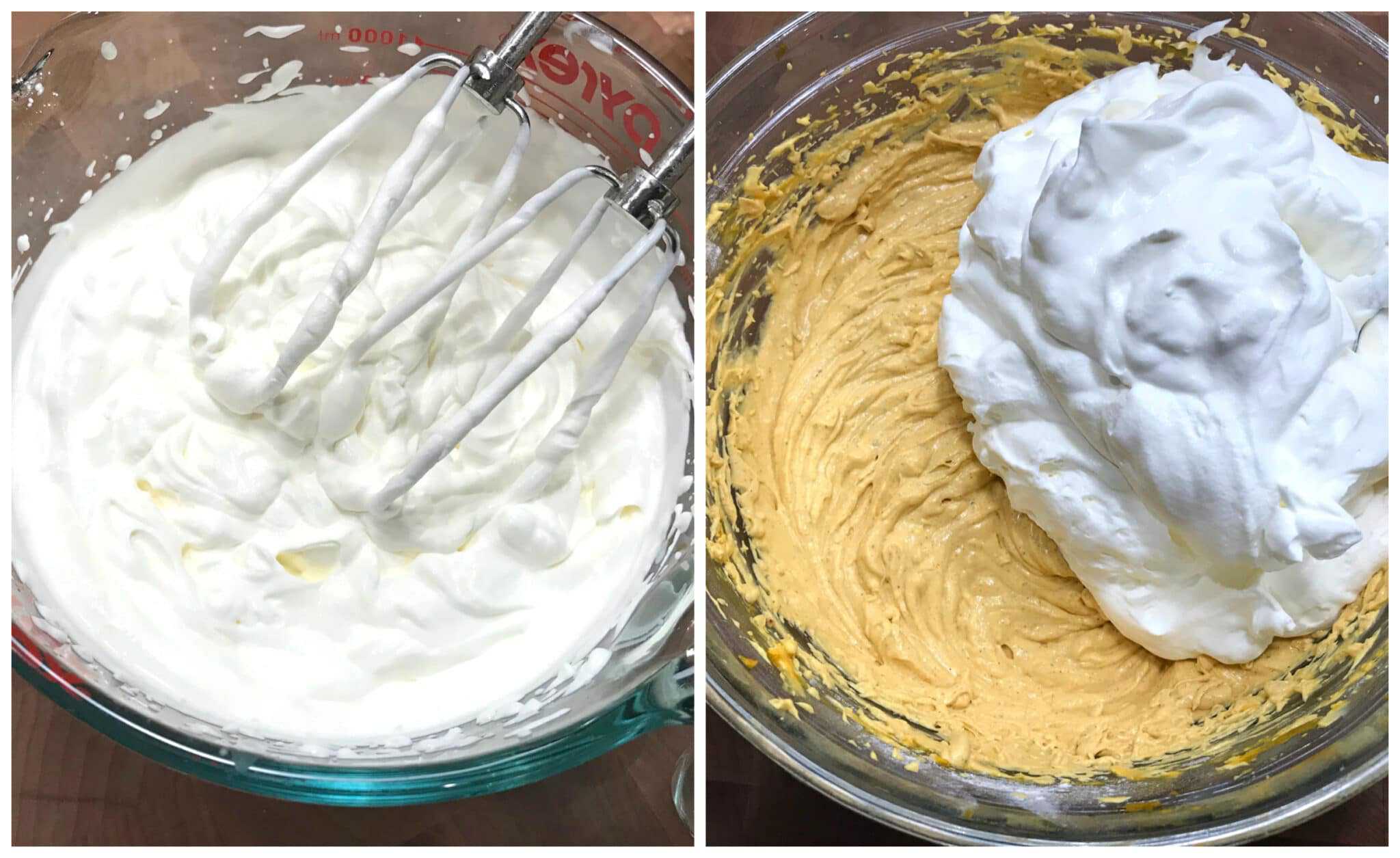 beating whipped cream