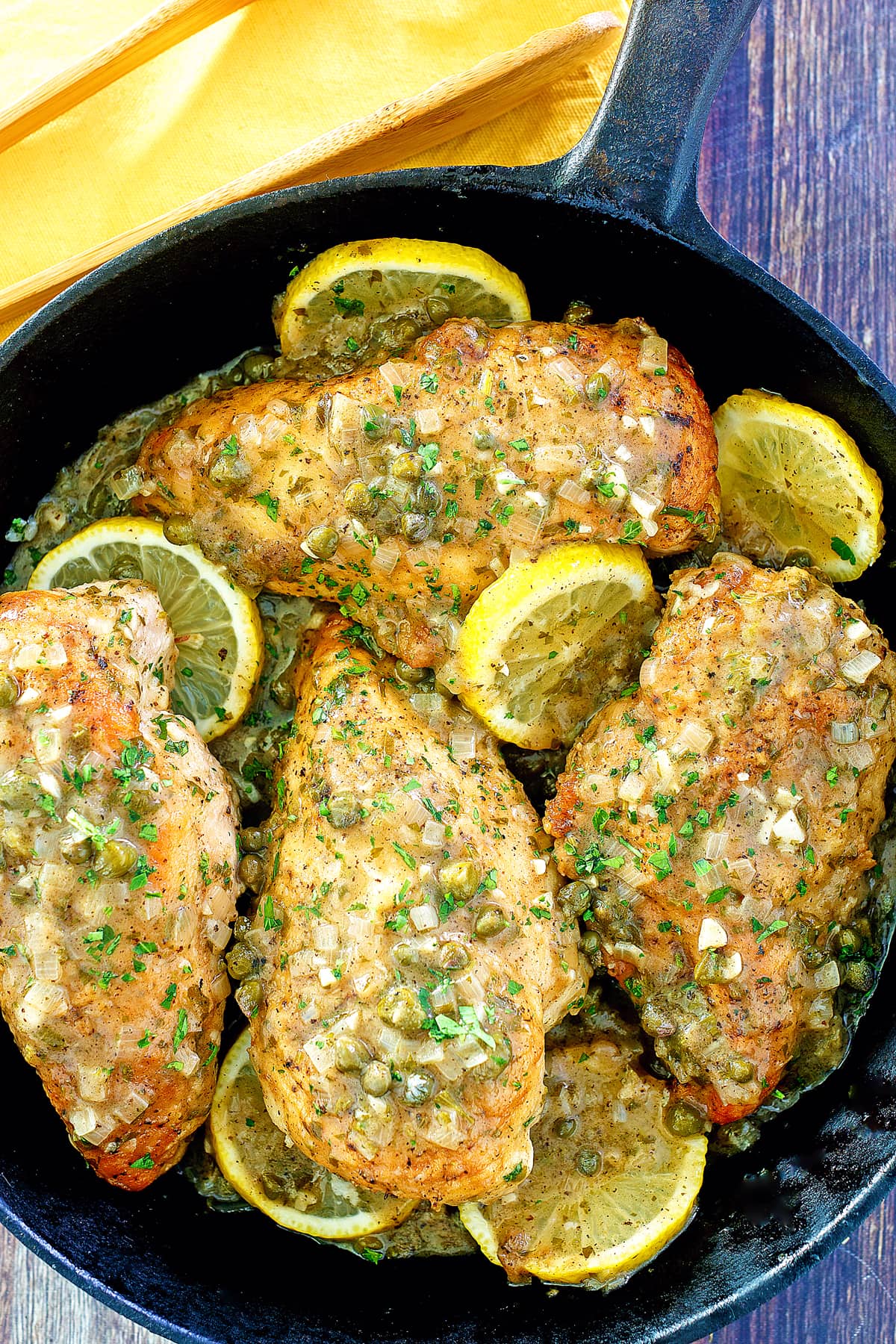 chicken piccata recipe traditional Italian best lemon wine capers