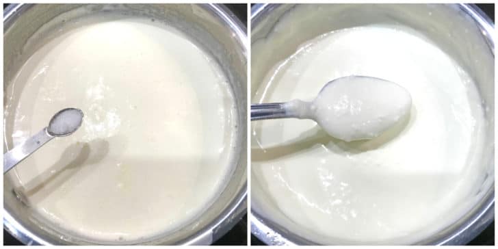 thickening whipping cream tartaric acid