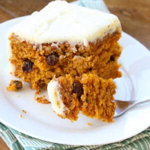 carrot cake recipe best old fashioned moist sheet cake raisins orange mace nutmeg cream cheese frosting