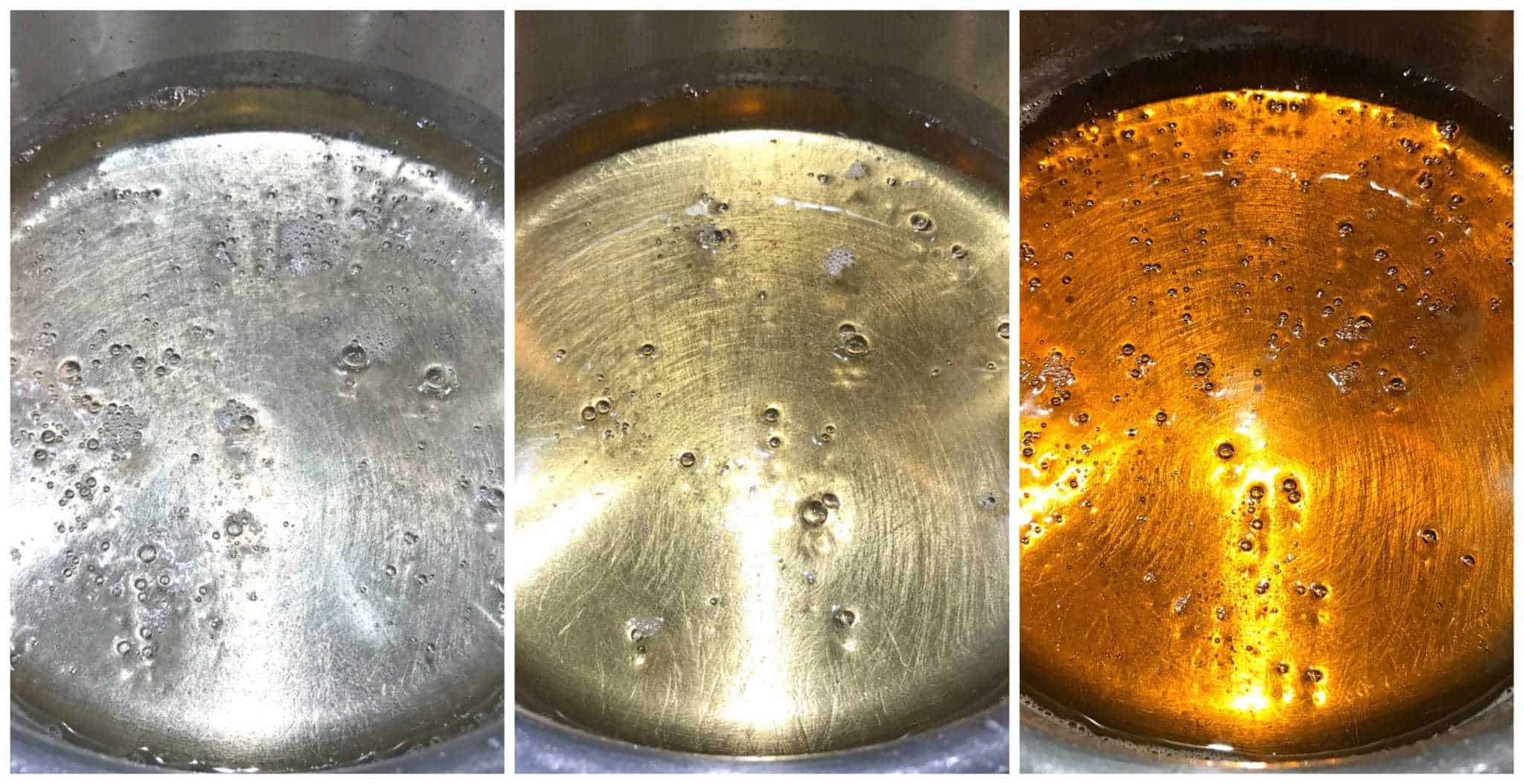 caramelizing sugar