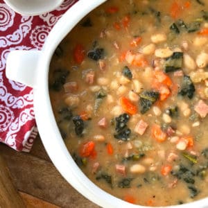 ham bean soup recipe best thick chunky vegetable aneto