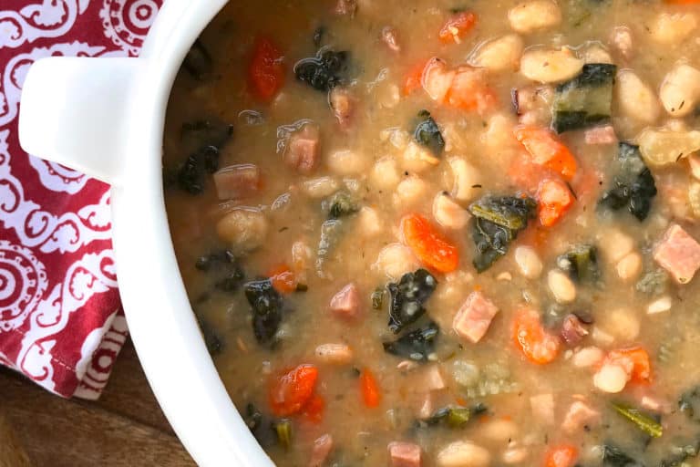 ham bean soup recipe best thick chunky vegetable aneto