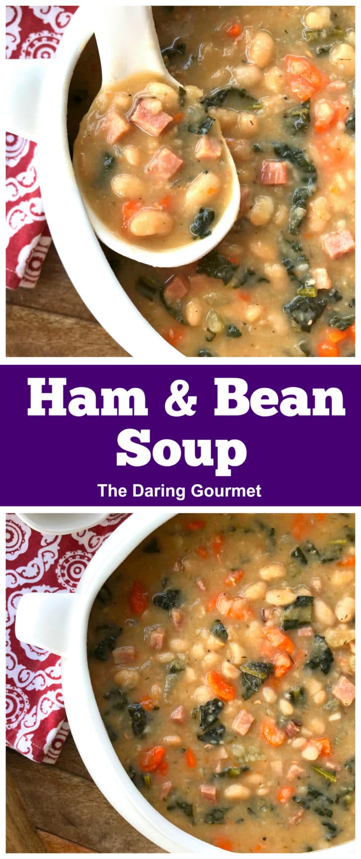 Ham and Bean Soup - The Daring Gourmet