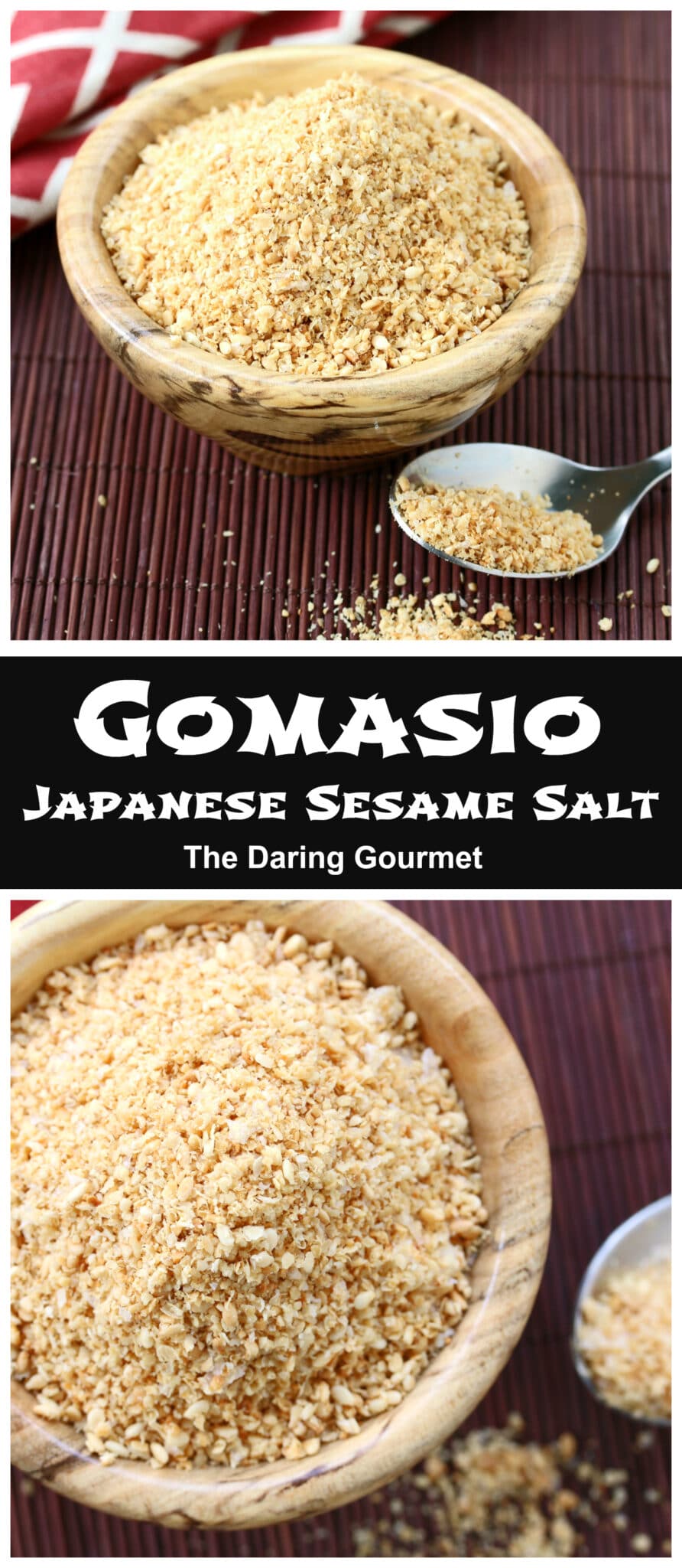 gomasio recipe japanese sesame salt seasoning blend authentic traditional low sodium
