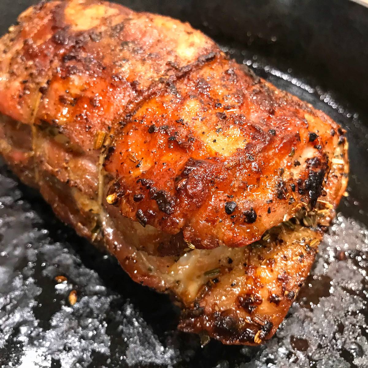 porchetta recipe easy pork roast seasoned fennel herbs sandwiches