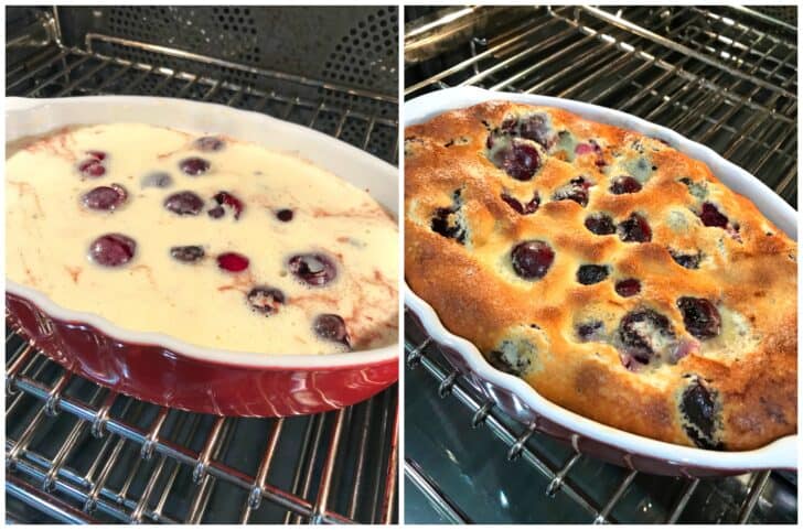 cherry clafoutis recipe traditional authentic french dessert creamy custard fruit