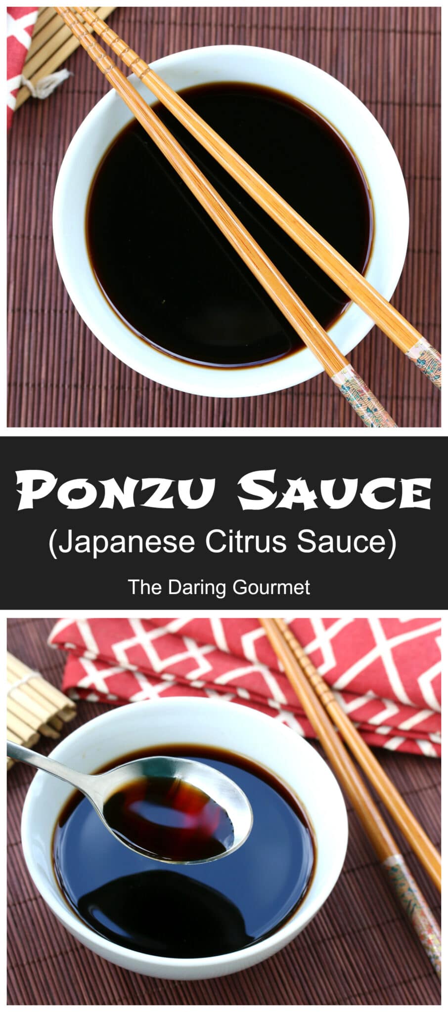 Ponzu Sauce Japanese Citrus Sauce The Daring Gourmet