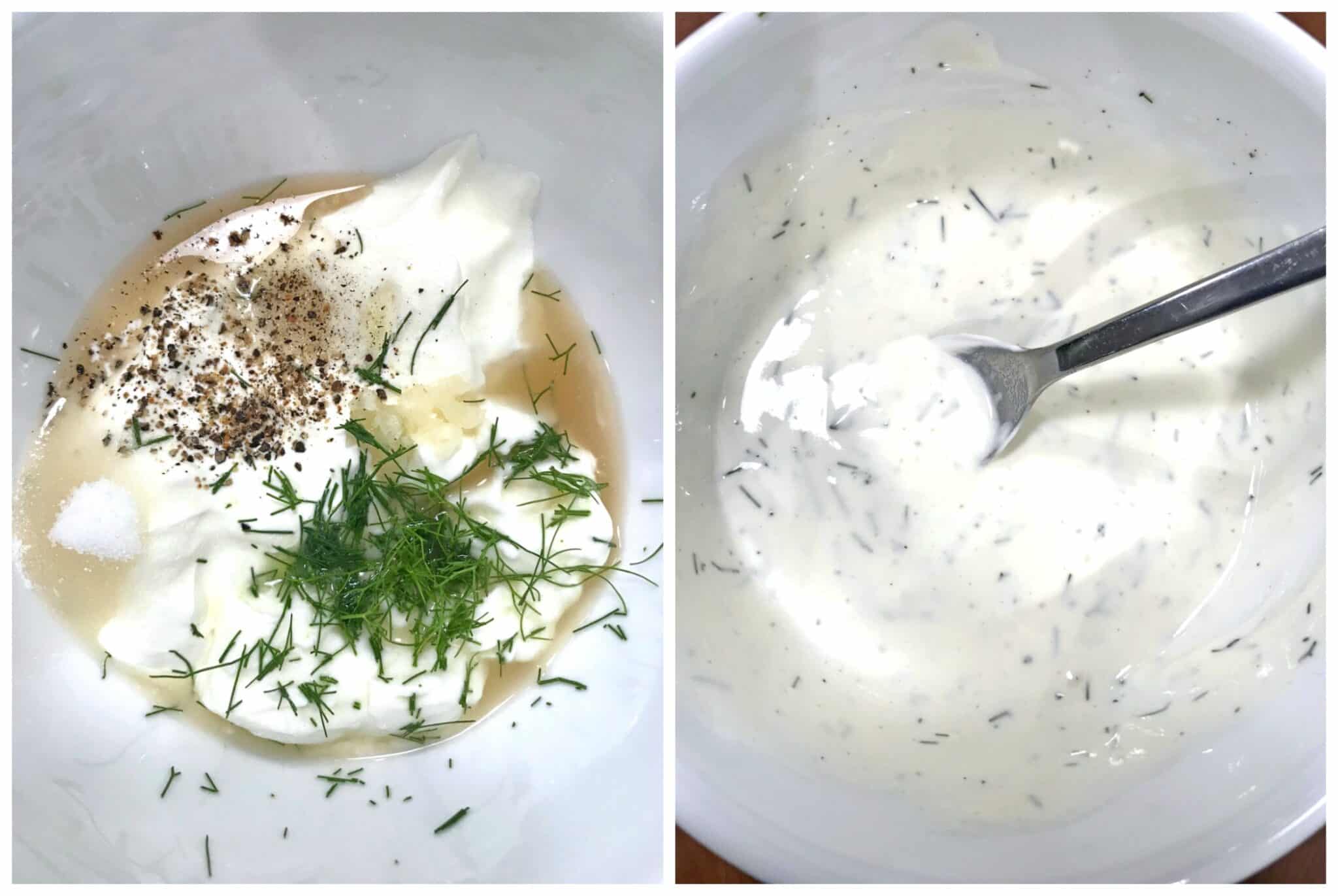 making dressing