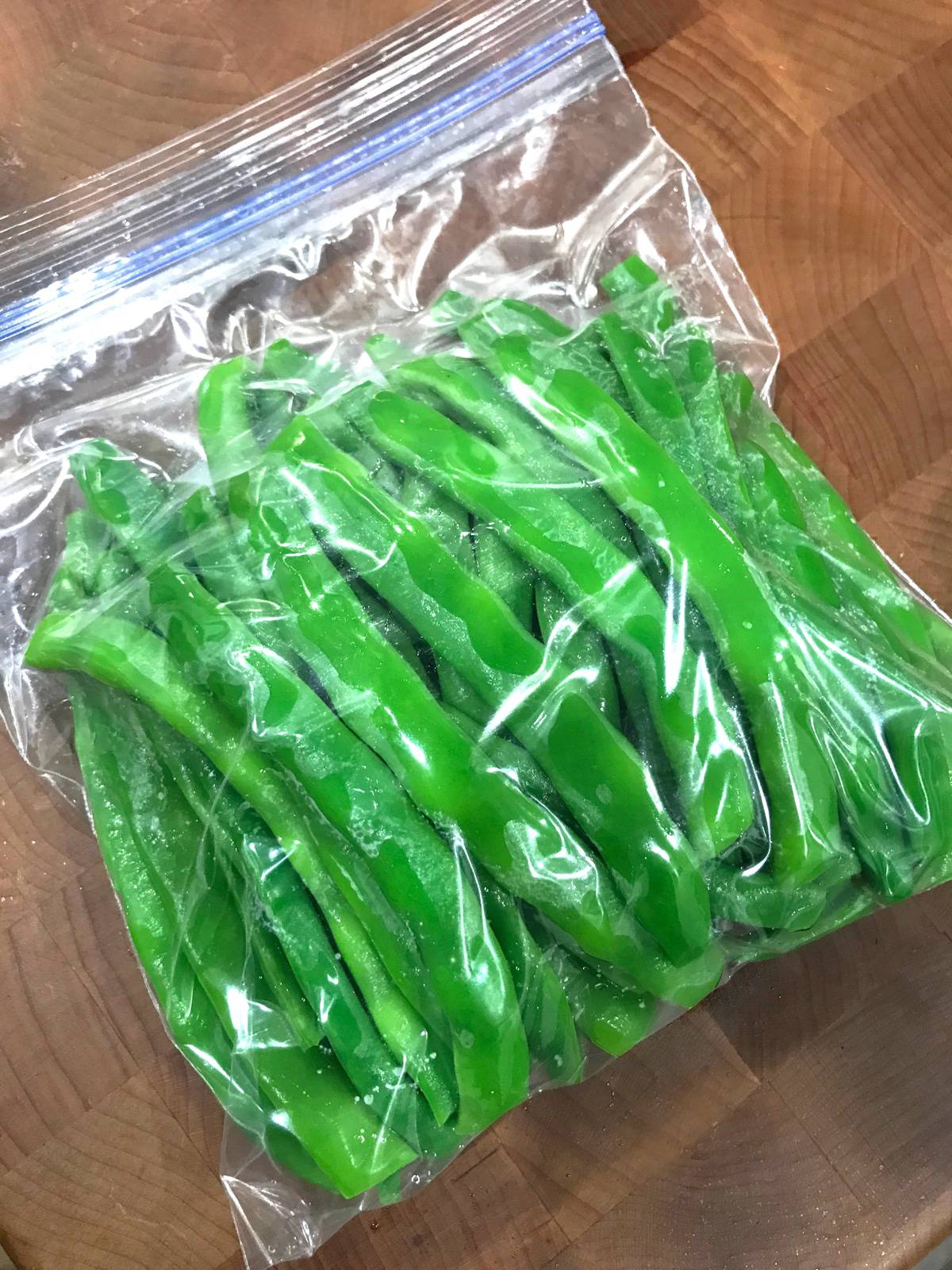 how to freeze green beans blanch