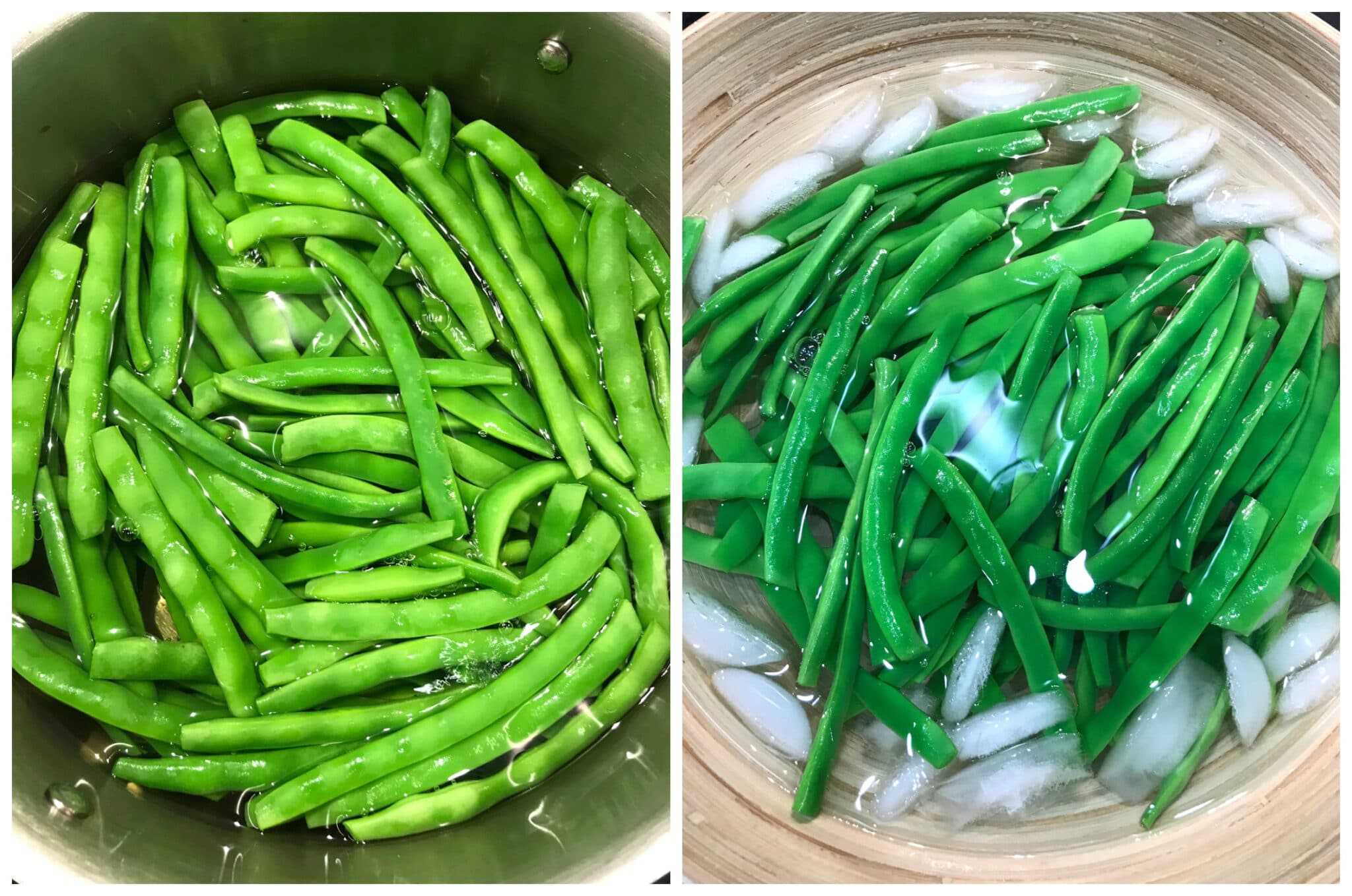 how to blanch green beans