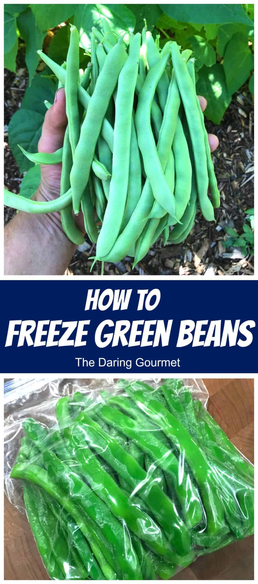 how to freeze green beans blanch