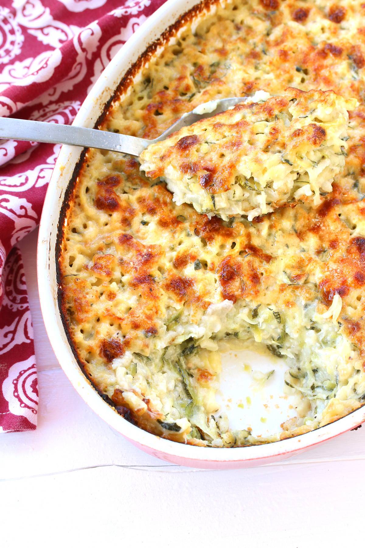 zucchini au gratin recipe french tian cheese rice courgette julia child