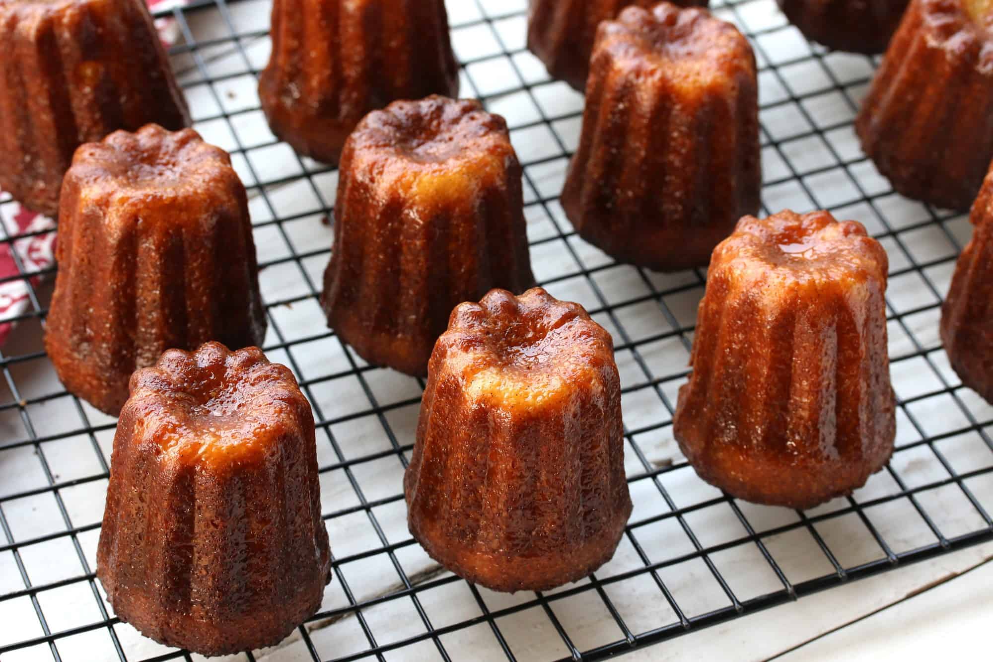 canele recipe traditional caneles cannele canneles de bordeaux authentic french pastry vanilla rum custard donut doughnut foolproof easy
