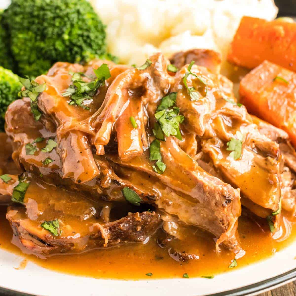 Quick slow sales cooker pot roast