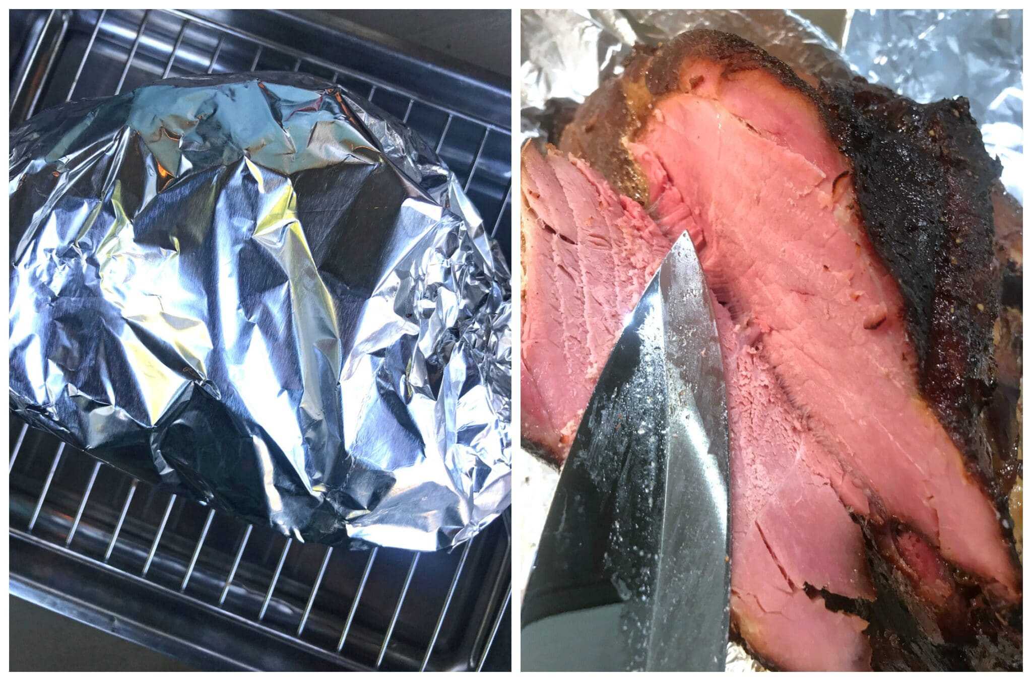 how to smoke a ham raw green