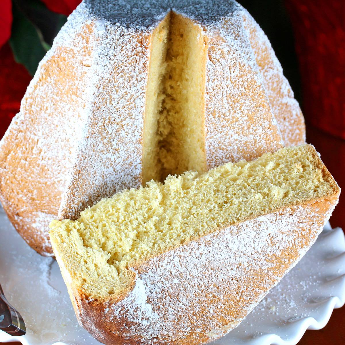 Pandoro Italian Christmas Cake - An Italian in my Kitchen