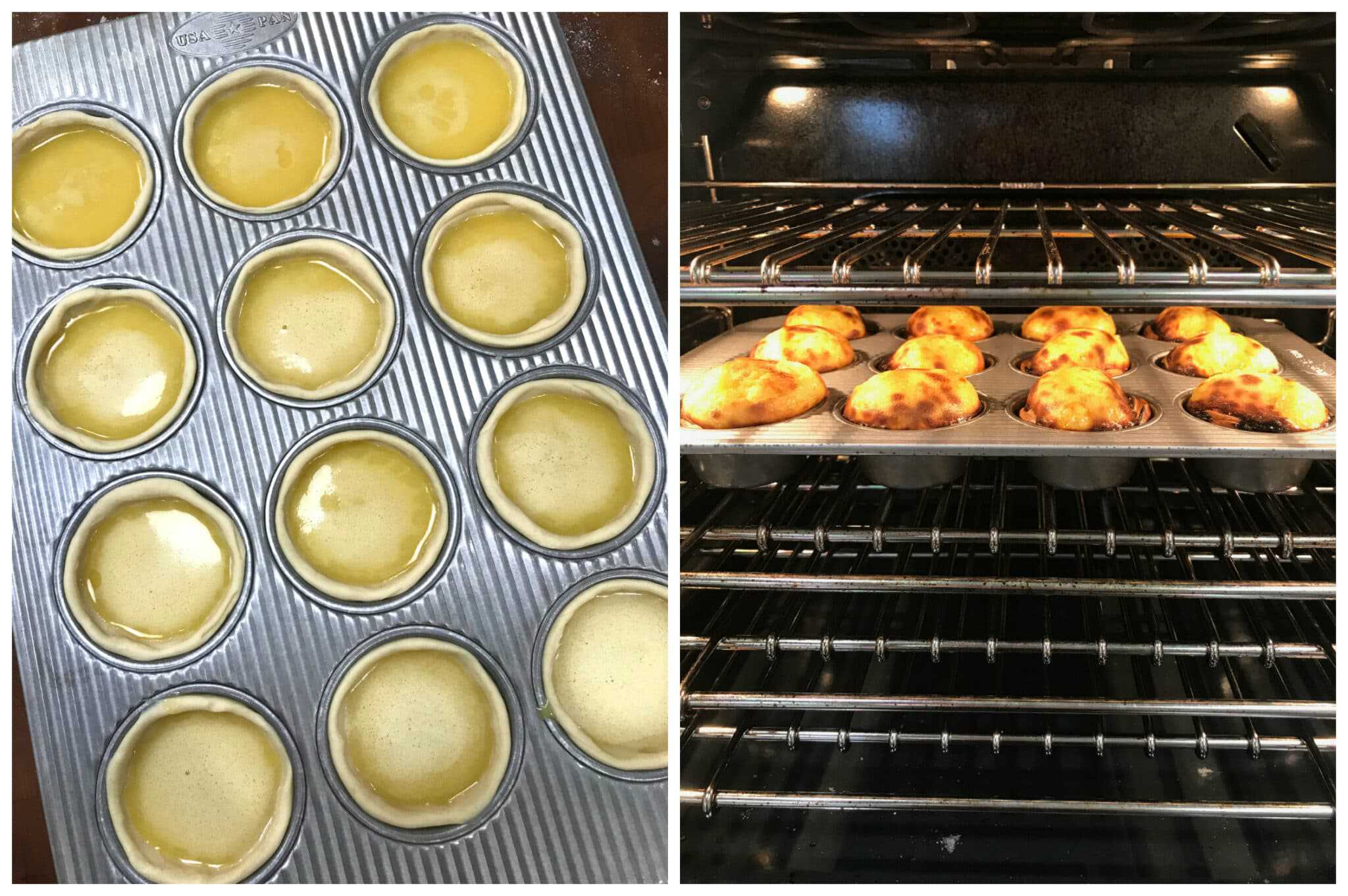 baking the pastries