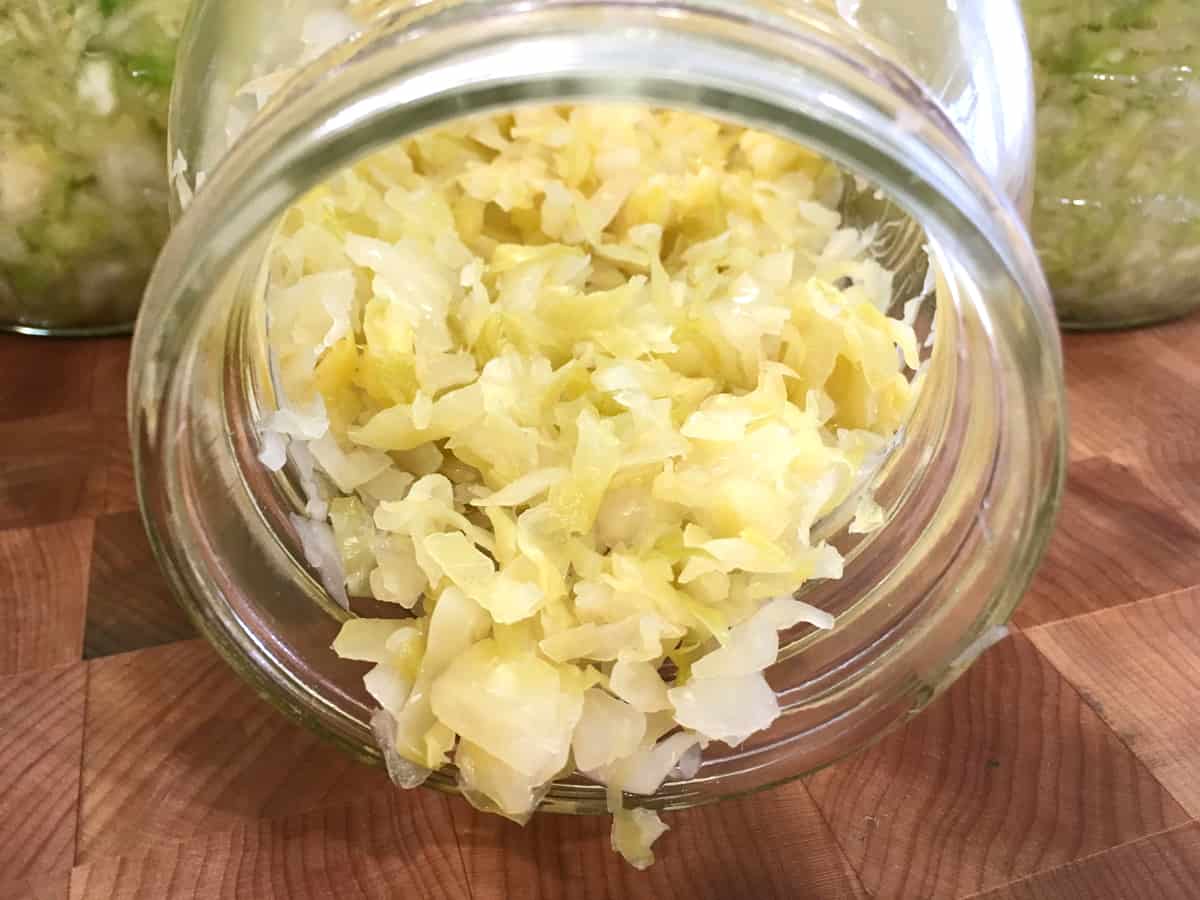 how to make sauerkraut recipe homemade traditional german fermented cabbage probiotics easy