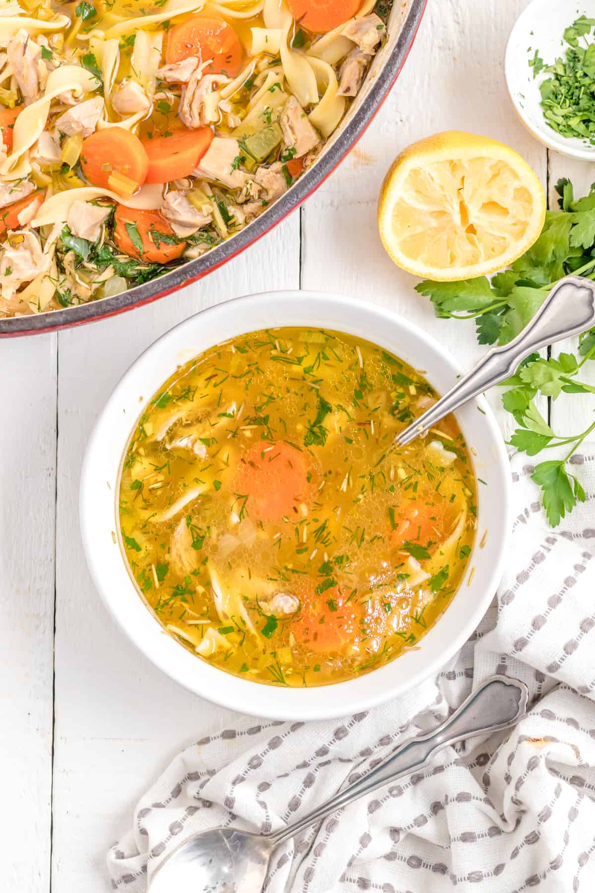 chicken noodle soup recipe best from scratch homestyle old fashioned healthy aneto broth