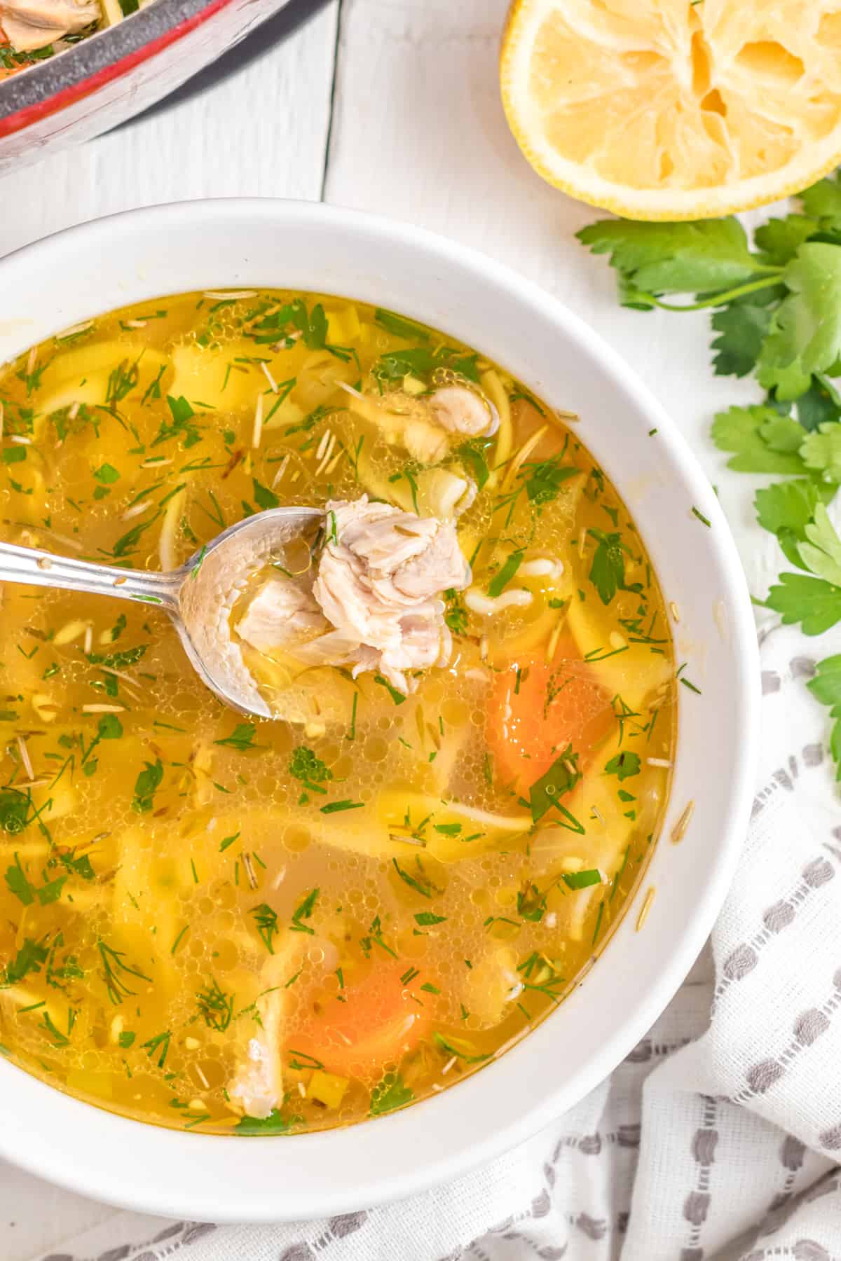 chicken noodle soup recipe best from scratch homestyle old fashioned healthy aneto broth
