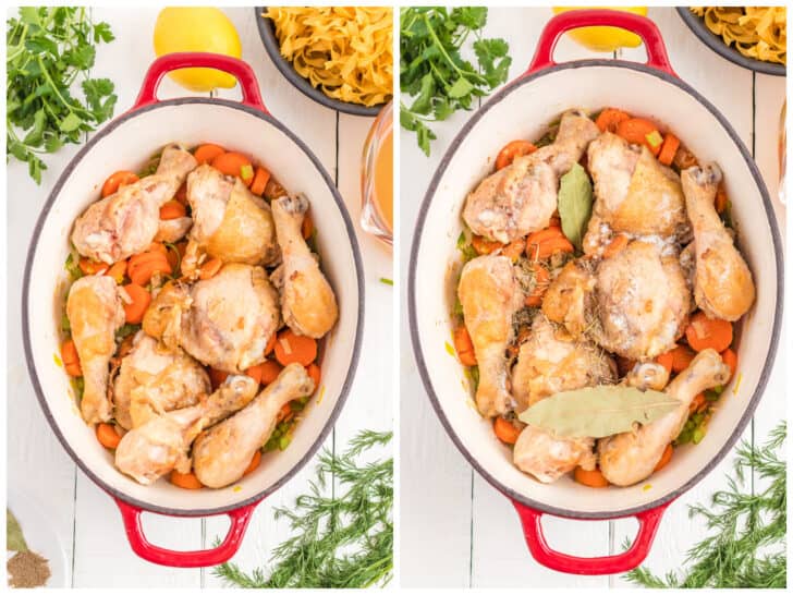 chicken noodle soup recipe best homestyle herbs lemon classic bone in aneto broth