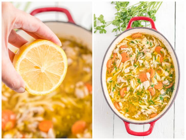 chicken noodle soup recipe best homestyle herbs lemon classic bone in aneto broth