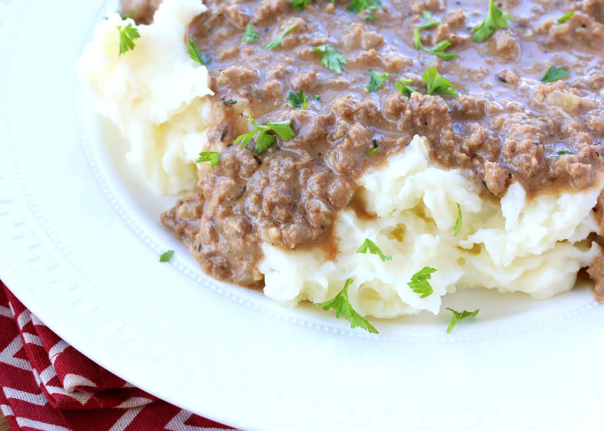 hamburger gravy recipe best homemade from scratch creamy