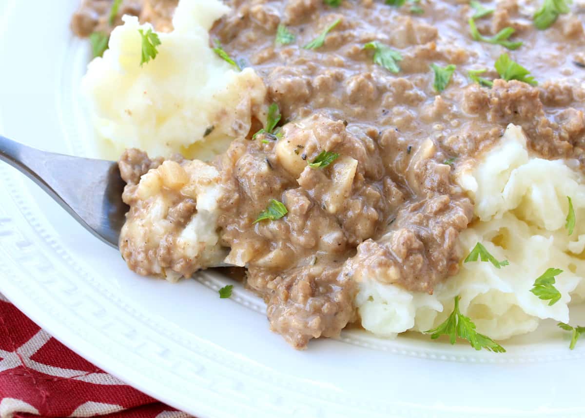 hamburger gravy recipe best homemade from scratch creamy