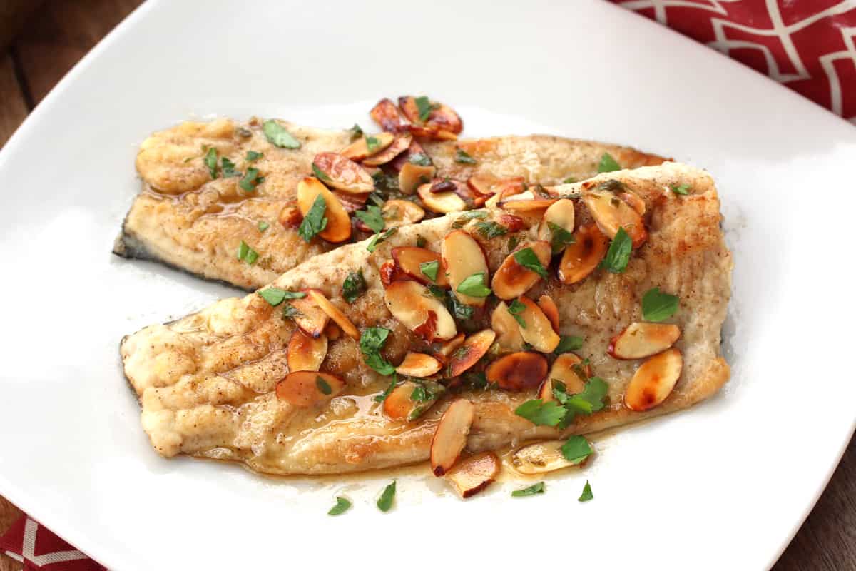 trout almondine recipe best amandine French classic traditional almonds butter