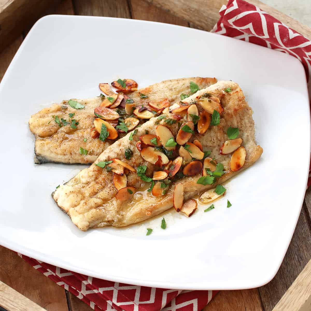 trout almondine trout almondine