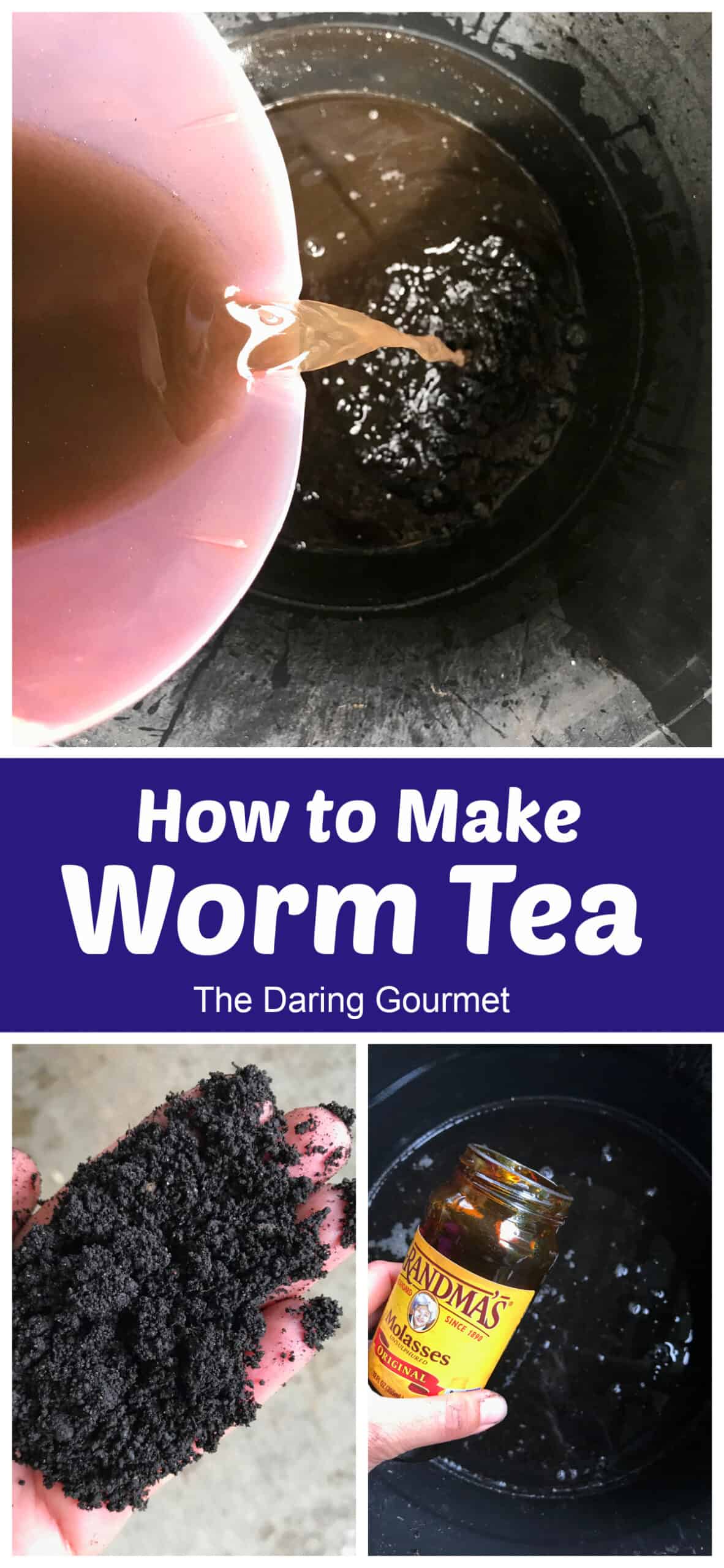 worm tea how to make vermicompost castings recipe gardening vegetables compost
