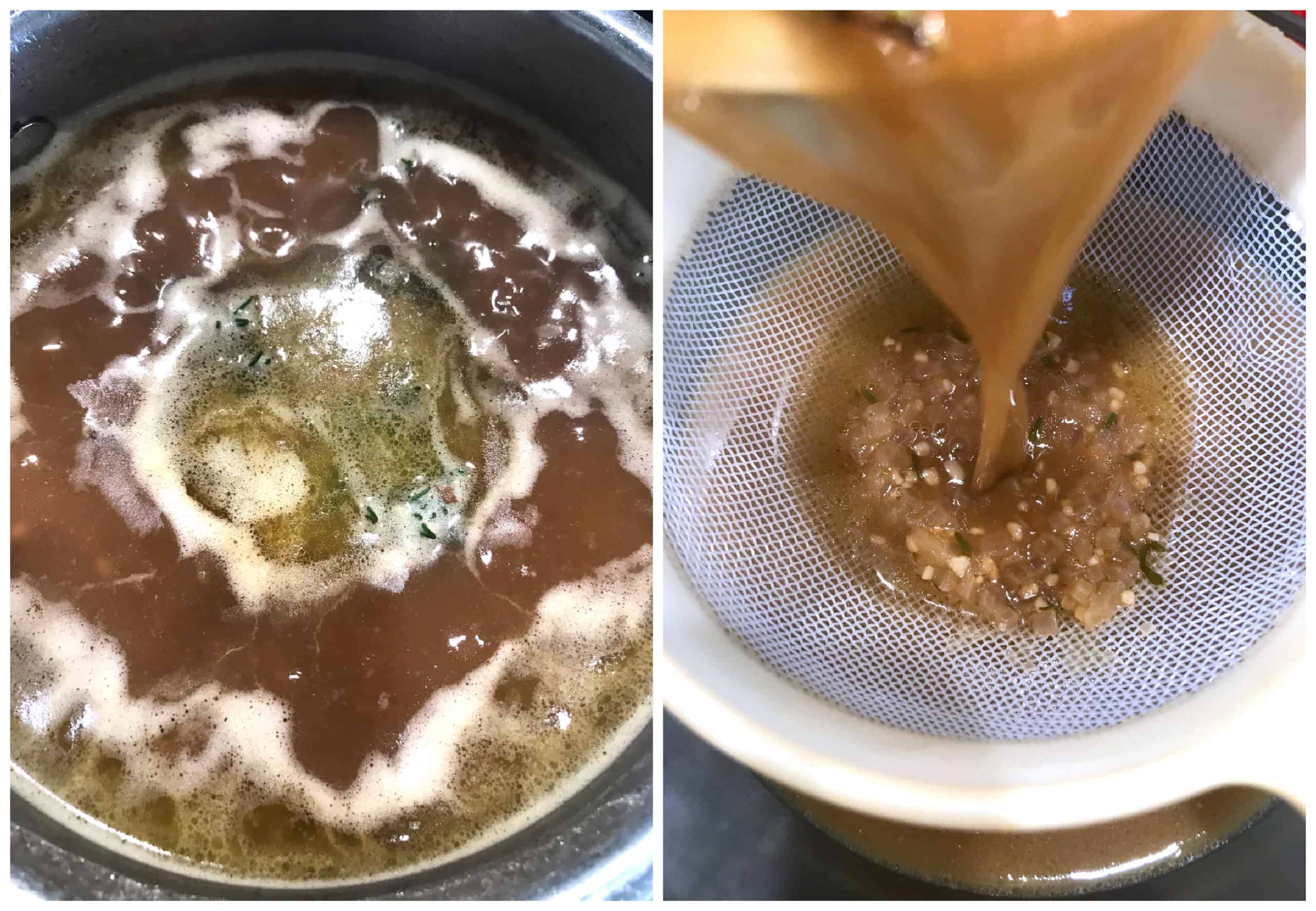 szűrés au jus