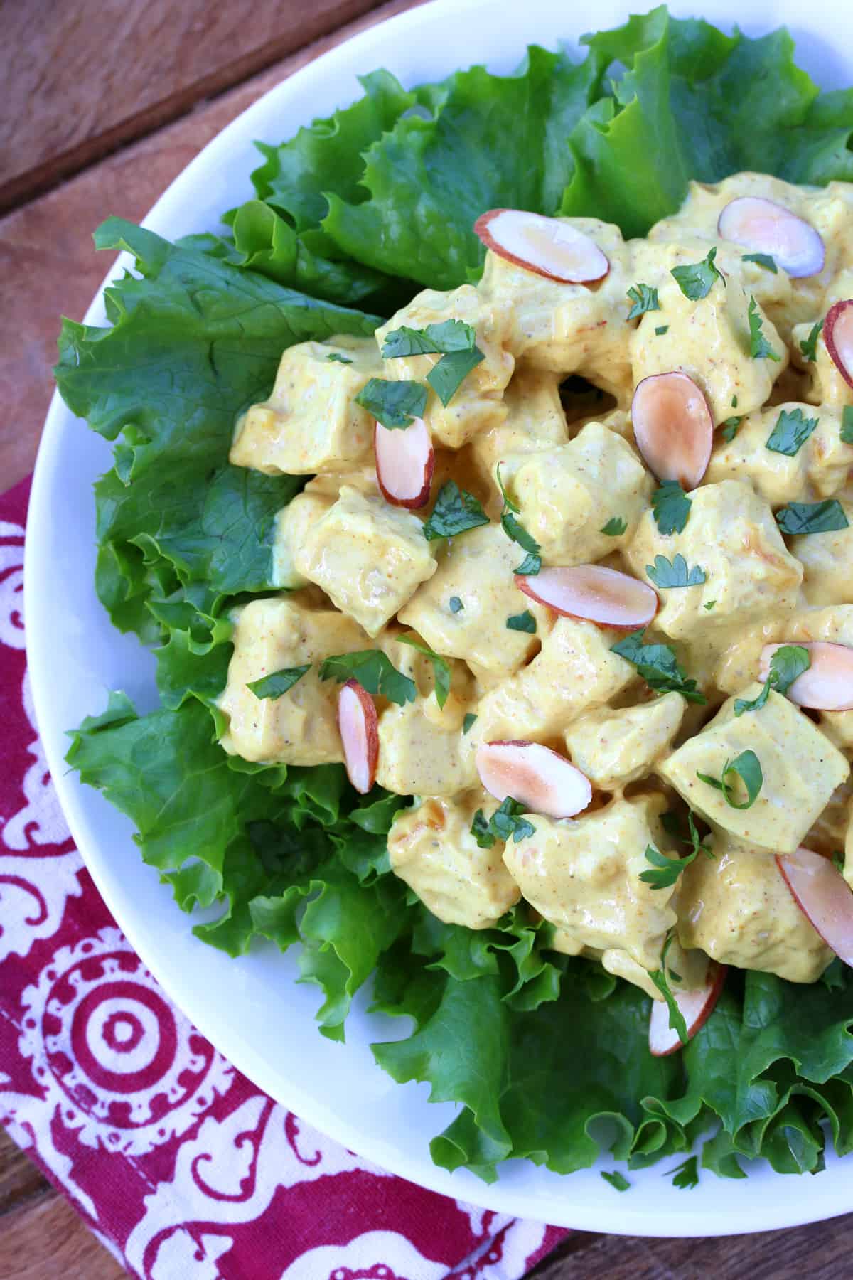 coronation chicken recipe best Queen Elizabeth England British English curry powder mango apricot almonds