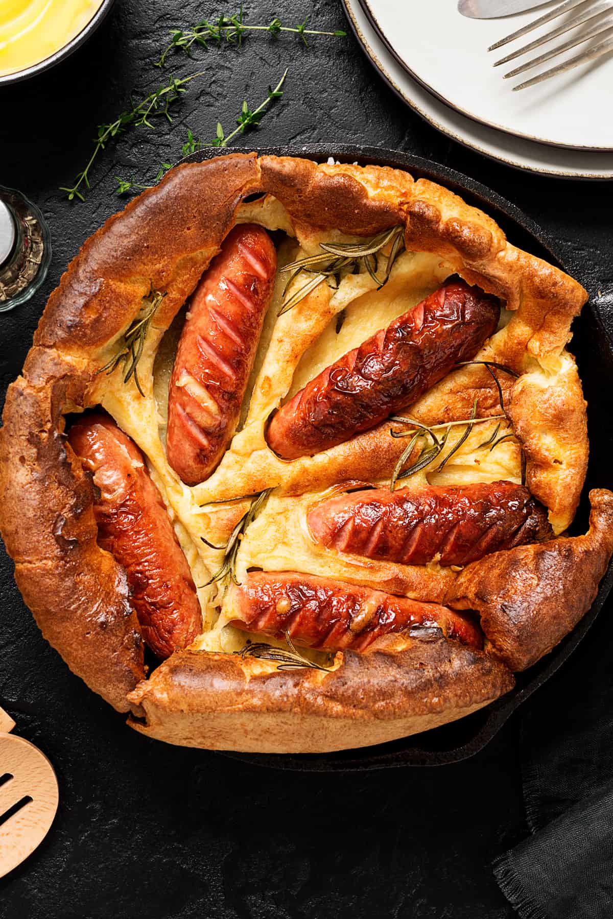 toad in the hole recipe best authentic british sausages yorkshire pudding