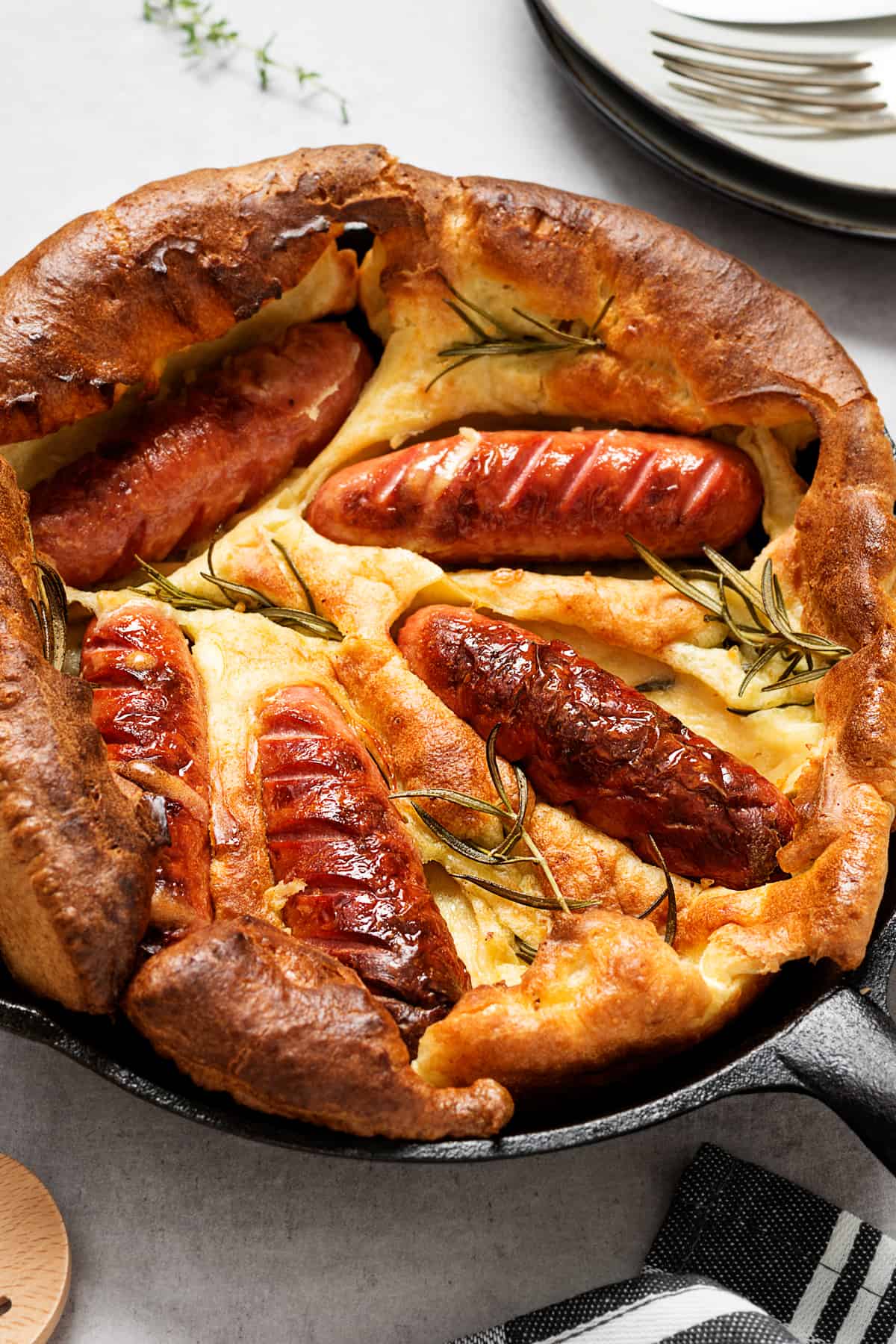 toad in the hole recipe best authentic british sausages yorkshire pudding