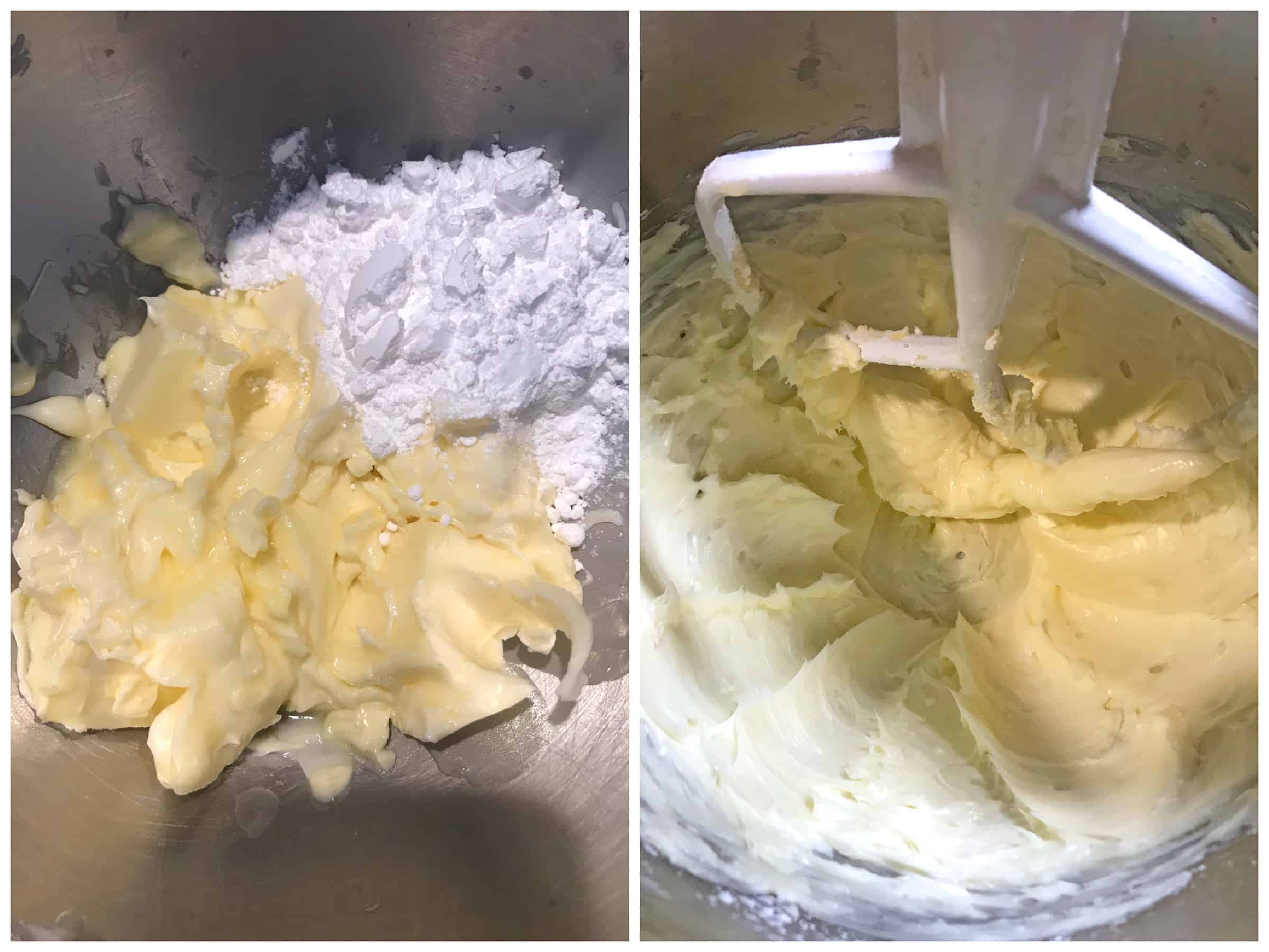 creaming butter and sugar