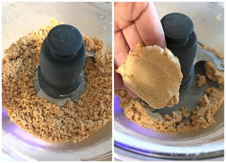 grinding hazelnuts in food processor