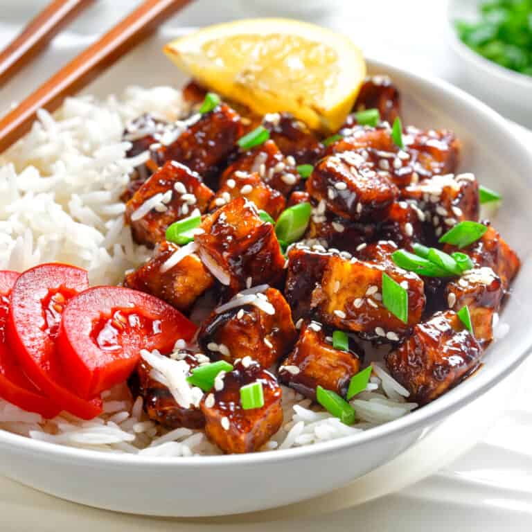 teriyaki tofu recipe vegetarian vegan gluten free best crispy oven baked