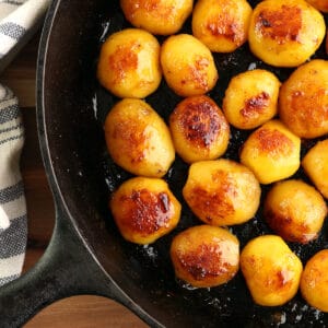 brunede kartofler recipe traditional Danish caramelized potatoes browned sugar butter Christmas