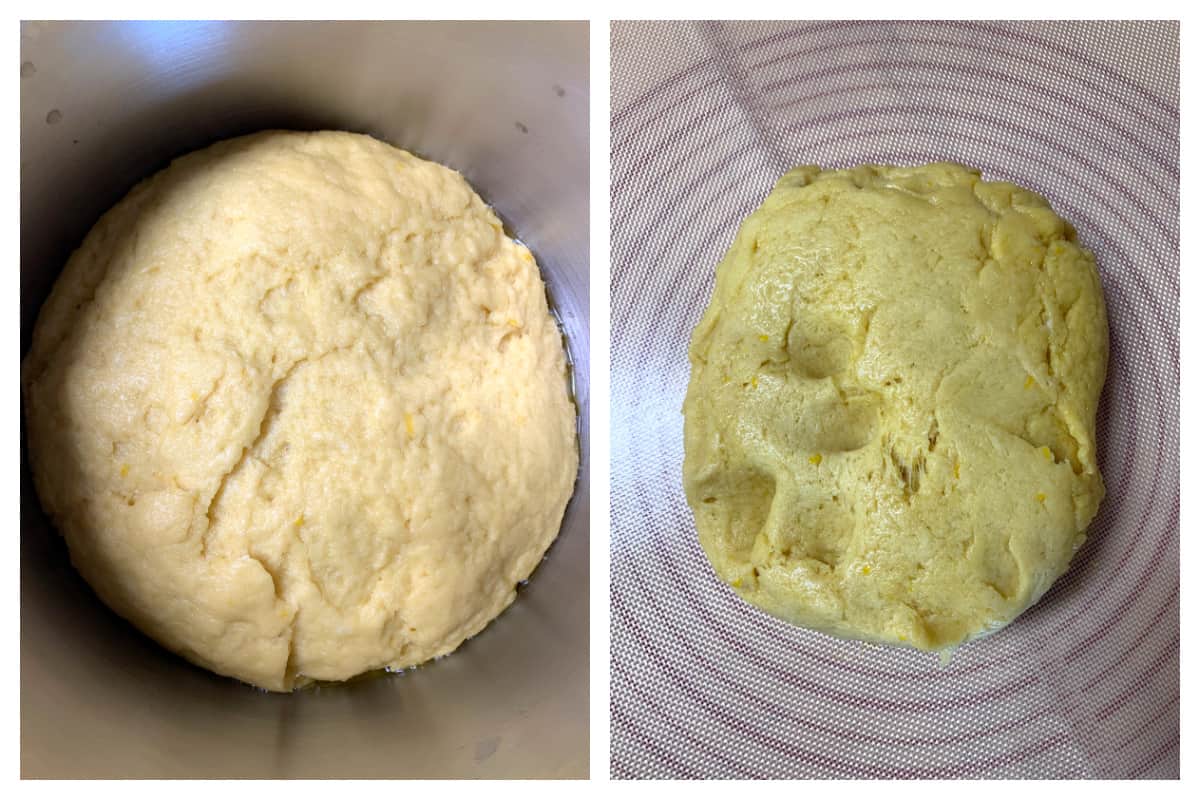 letting dough rise