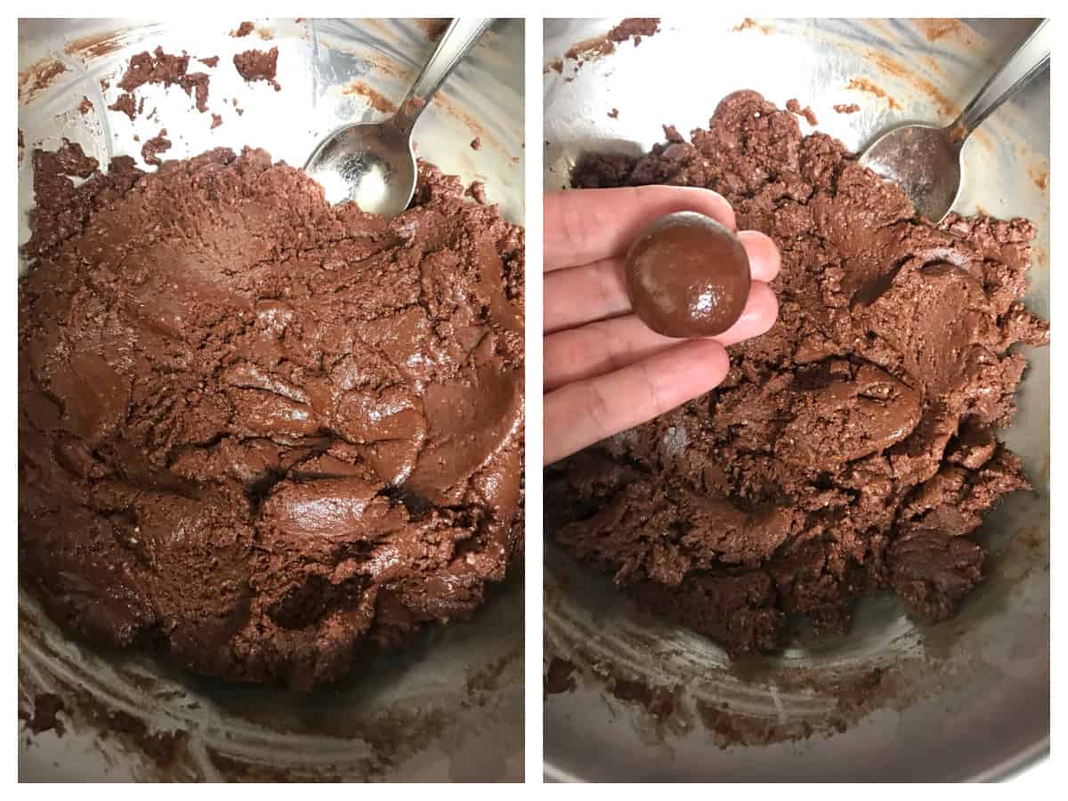 rumkugeln recipe traditional German rum balls chocolate almonds rum cocoa powder chocolate sprinkles