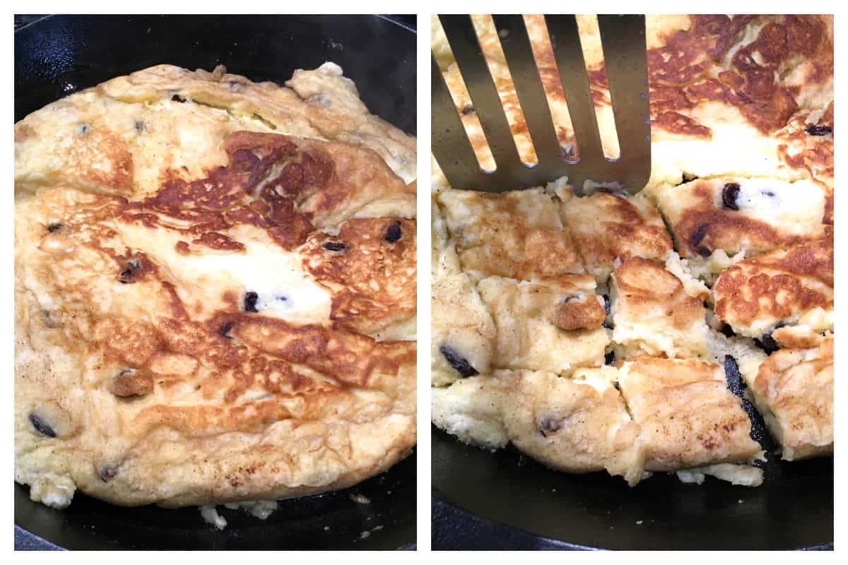 tearing kaiserschmarrn pancake