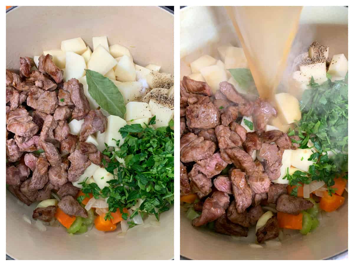 Irish stew recipe authentic traditional lamb potatoes carrots parsnips onions