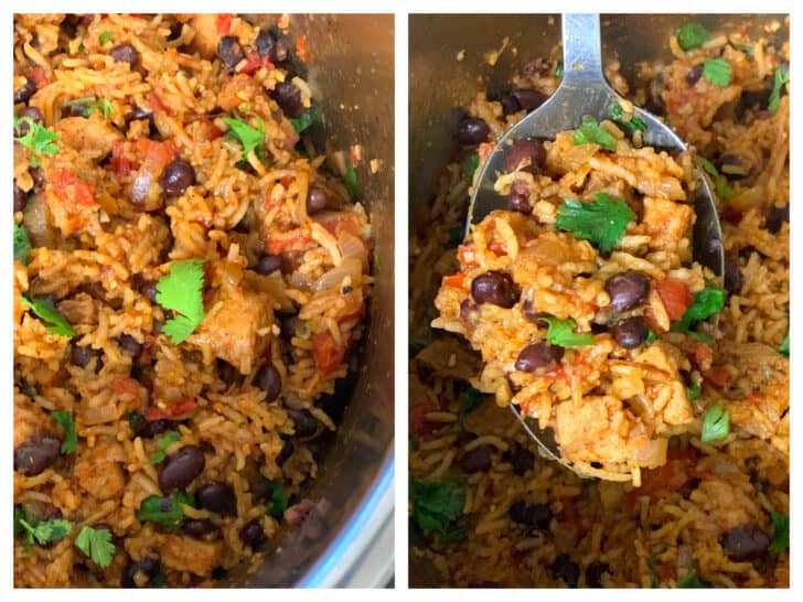 instant pot pork rice and beans recipe best easy quick
