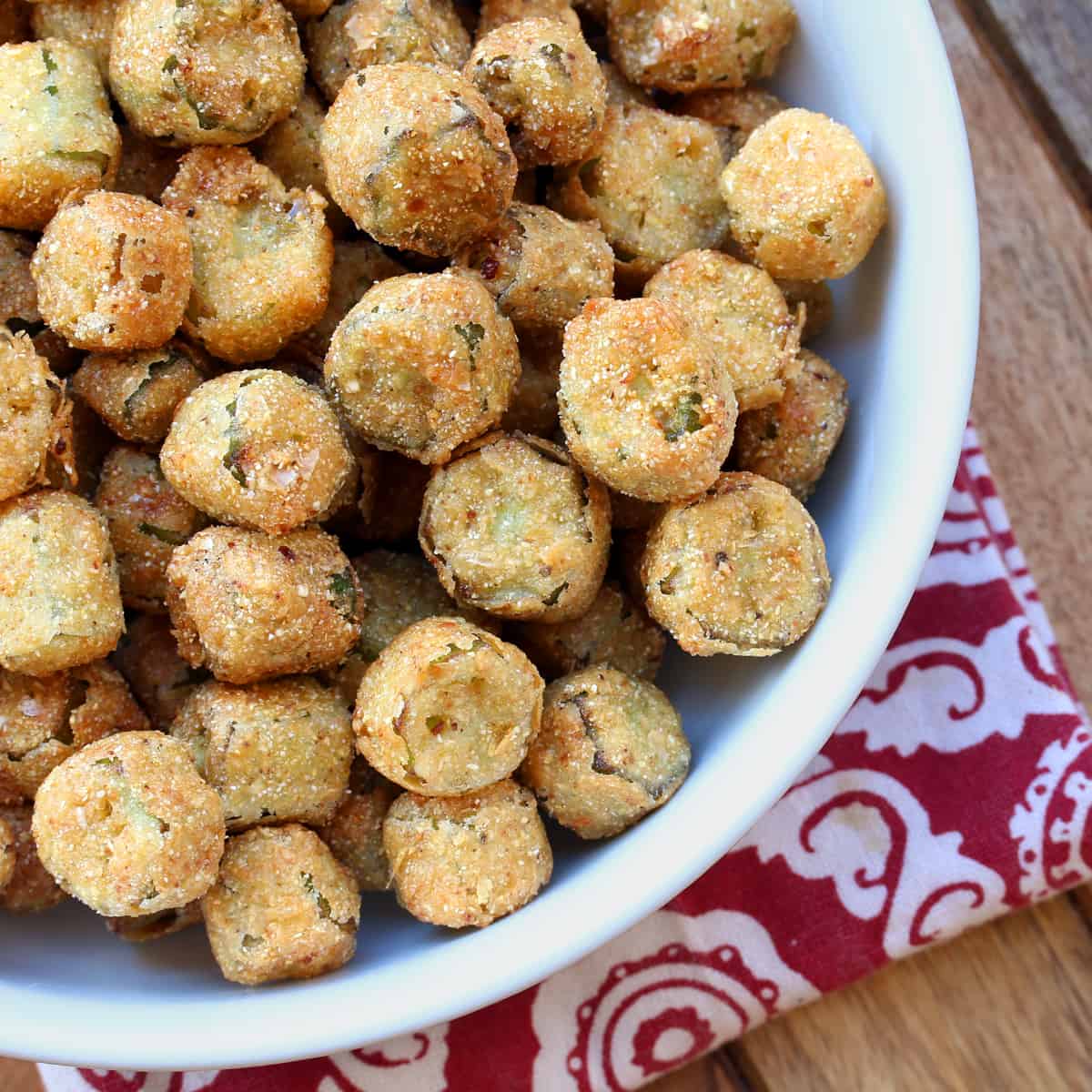 fried okra recipe traditional southern crispy crunchy cornmeal